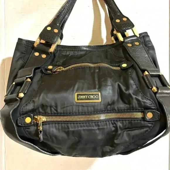 Jimmy Choo black nylon handle bag - Picture 11 of 11